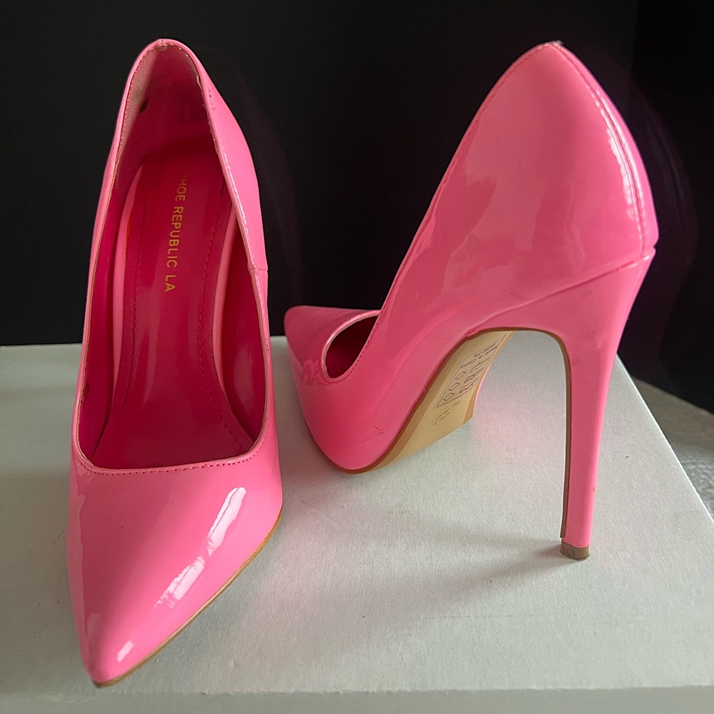 Pink Stiletto Heels Size 7.5